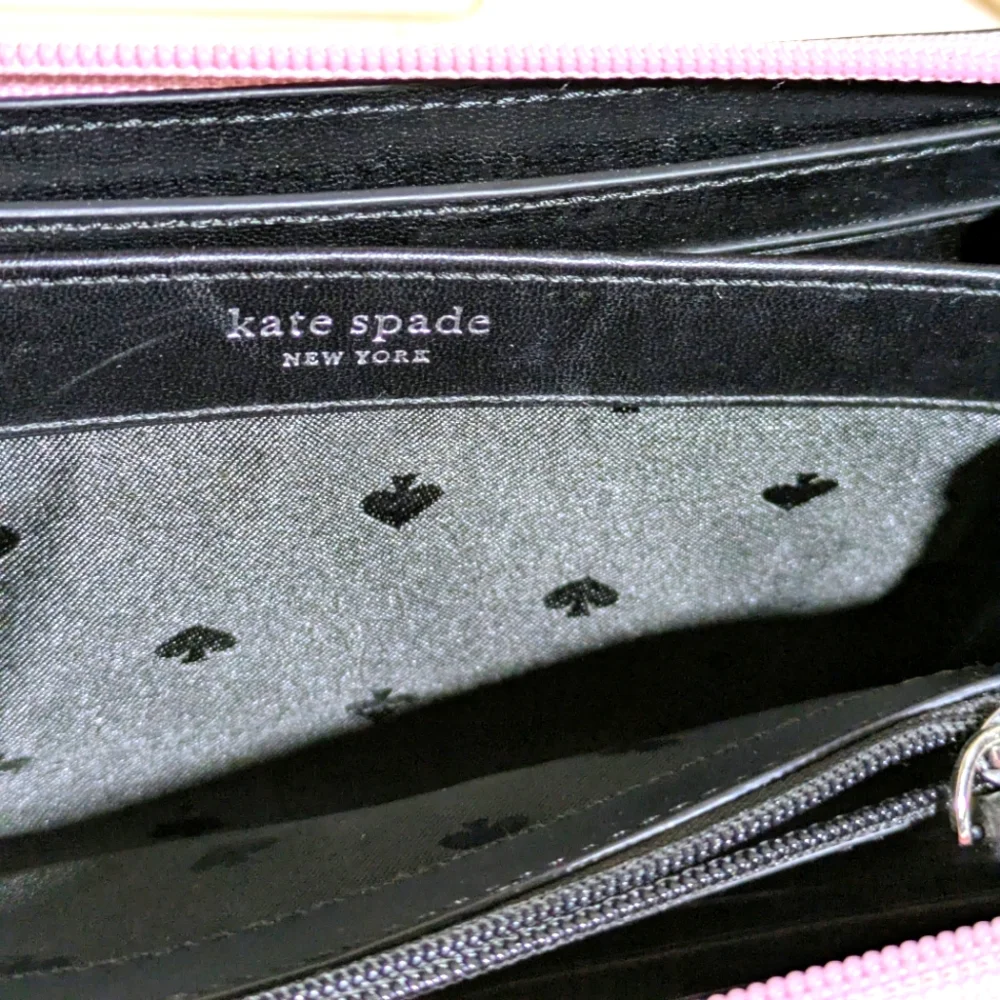 Women's KATE SPADE Mavis Street Needa Wallet Glittery Pink‎ Contemporary Rare